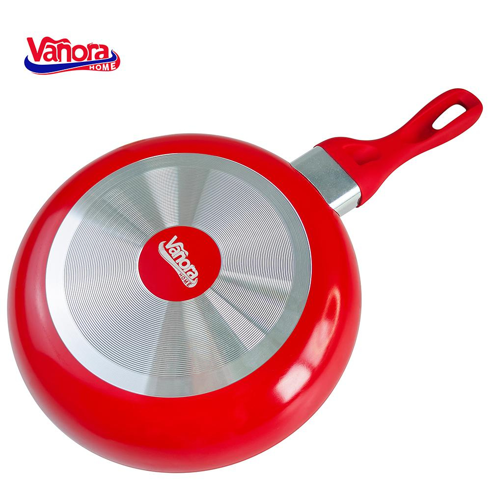 Tigaie aluminiu presat, 24x4 cm, mara, rosu, vanora home [2]