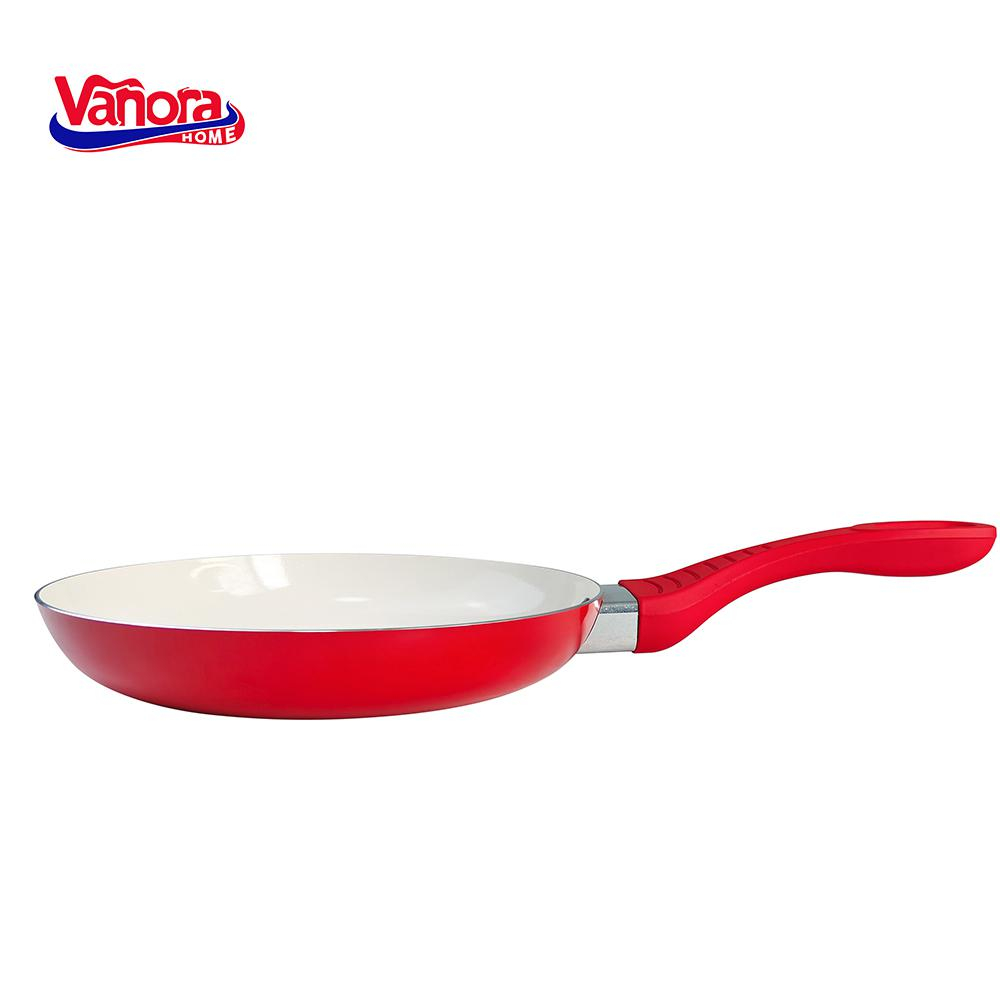 Tigaie aluminiu presat, 24x4 cm, mara, rosu, vanora home [3]