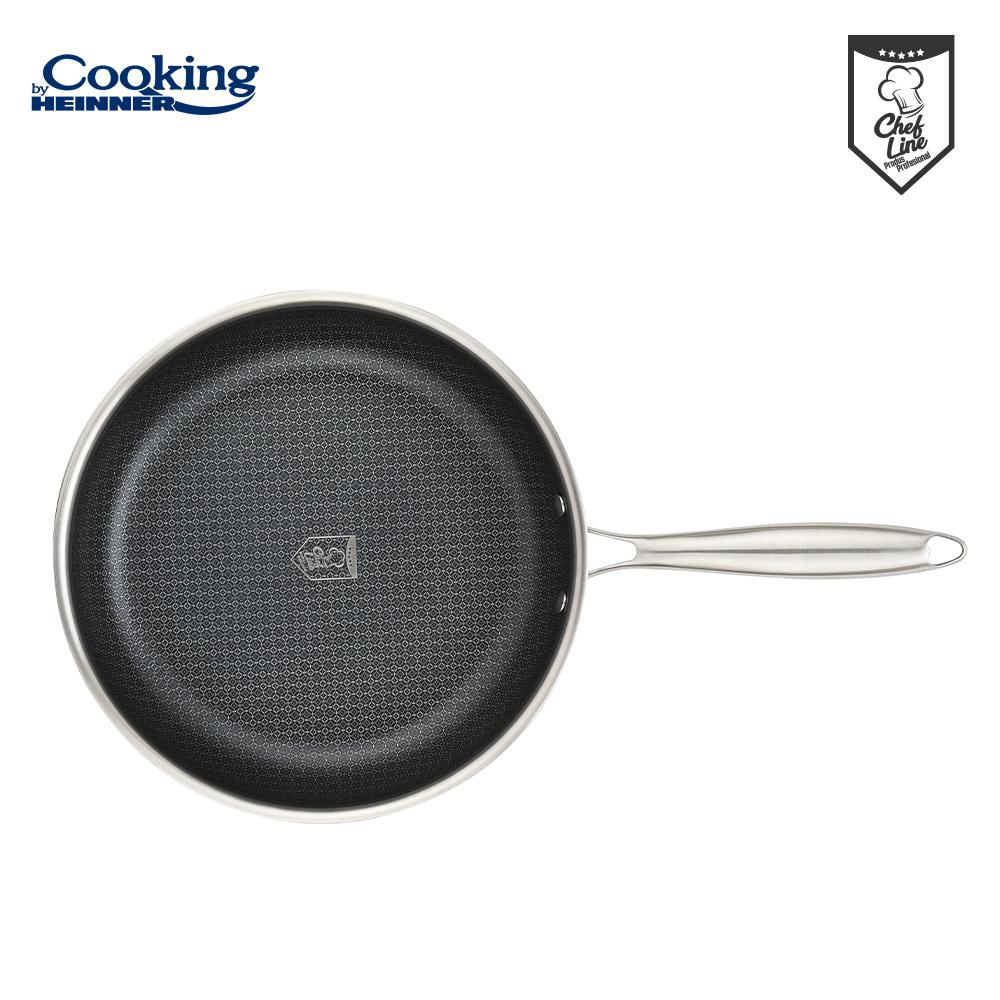 Tigaie inox in 3 straturi 24x4.5 cm, titanium3, cooking by heinner [2]