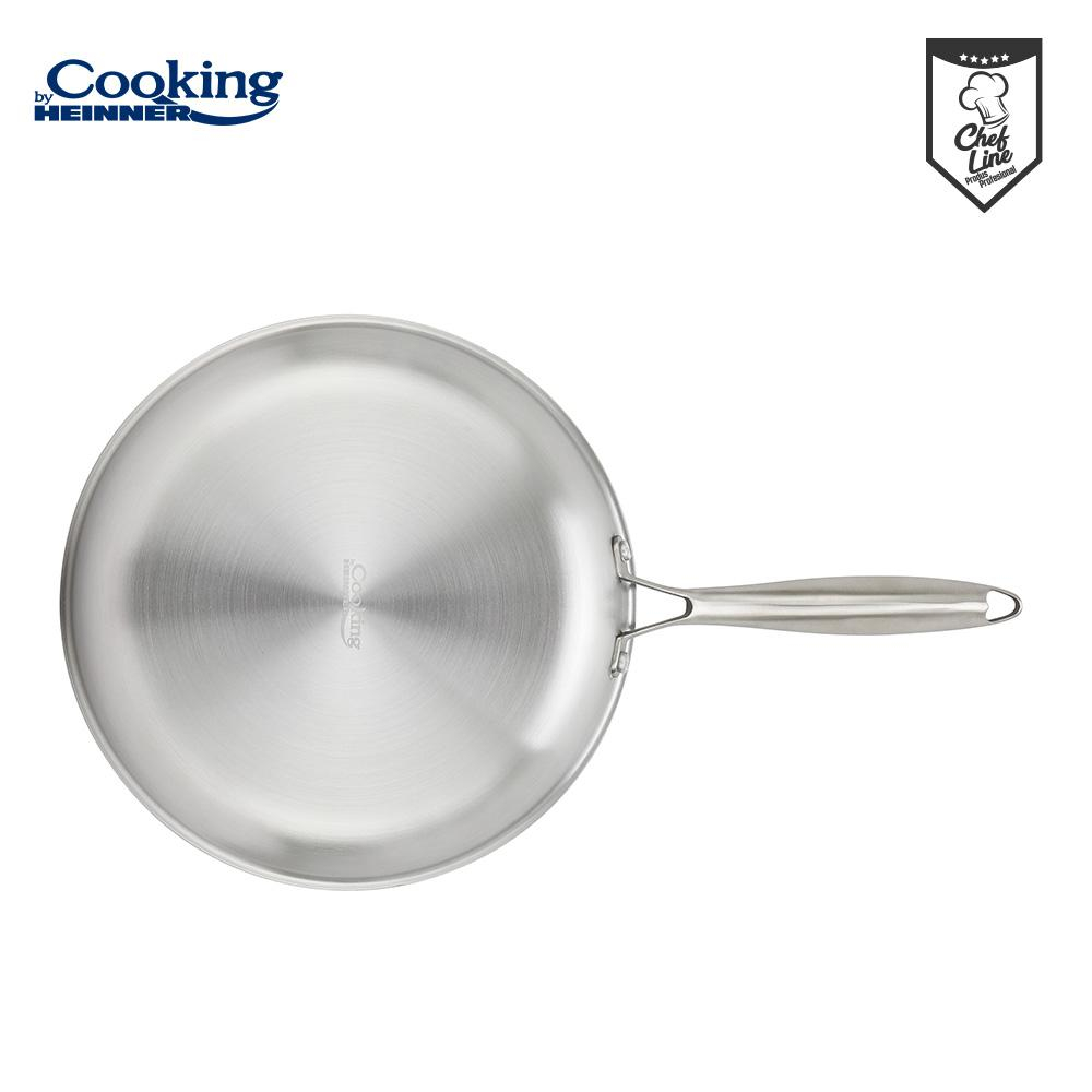 Tigaie inox in 3 straturi 24x4.5 cm, titanium3, cooking by heinner [3]