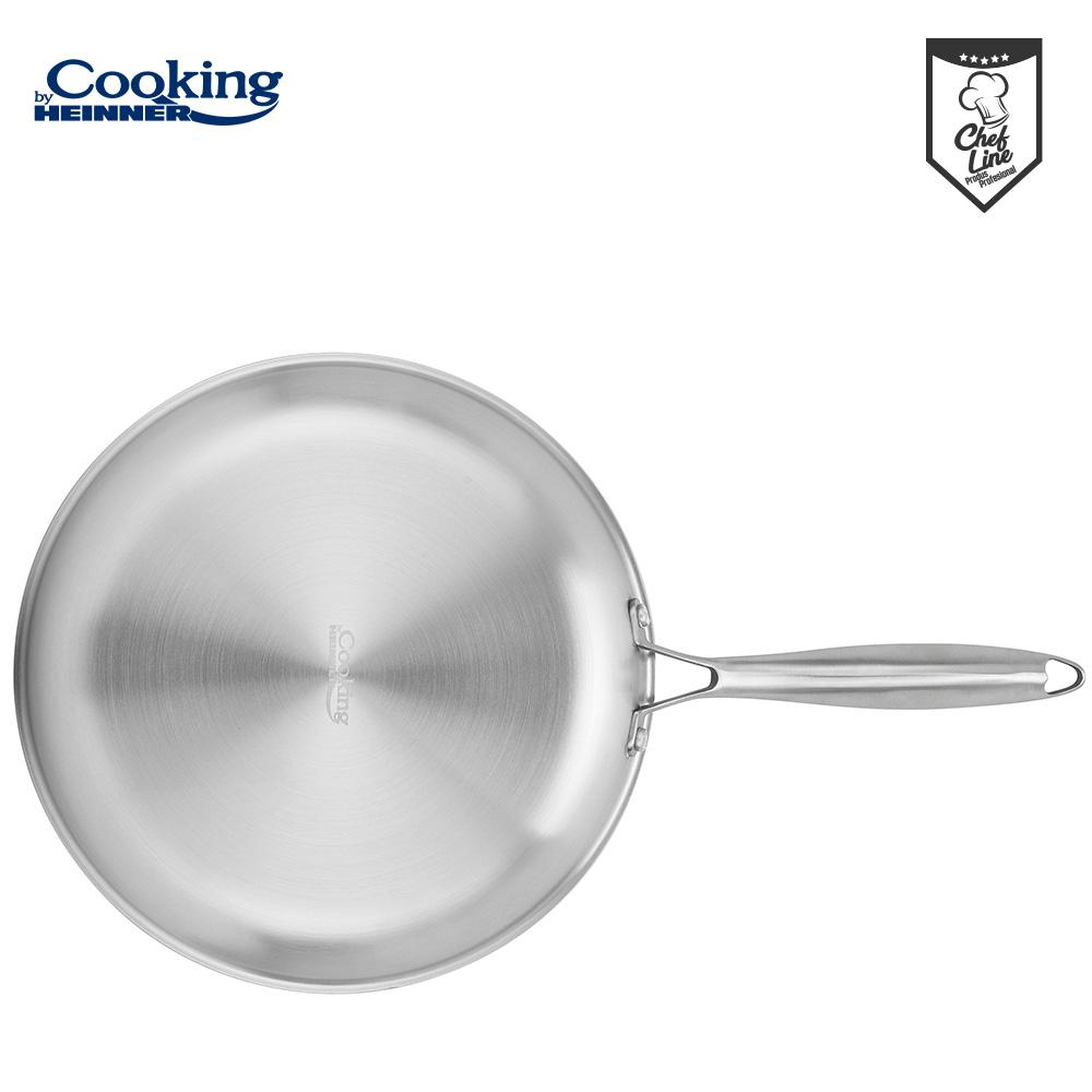 Tigaie inox in 3 straturi  30x6 cm, titanium3, cooking by heinner [3]