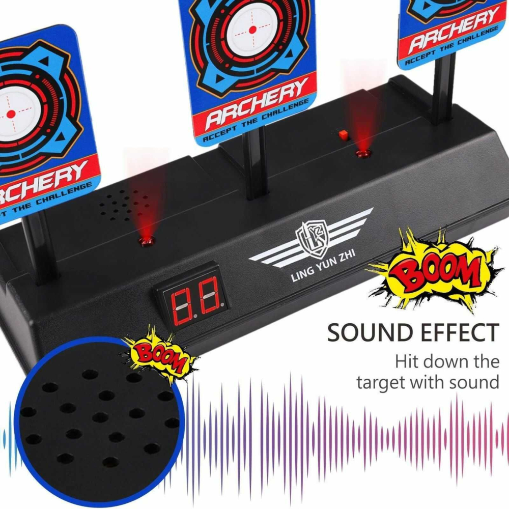 Tinta electronica copii cu 3 tinte digitale, contor scor si efecte sonore [7]