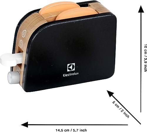 Jucarie Toaster lemn cu accesorii, Electrolux, Prajitor de paine [4]