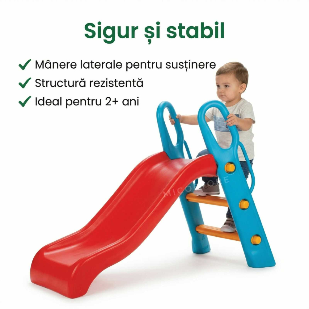 Tobogan copii Bingo Slide rosu albastru | interior exterior | 2+ ani [3]