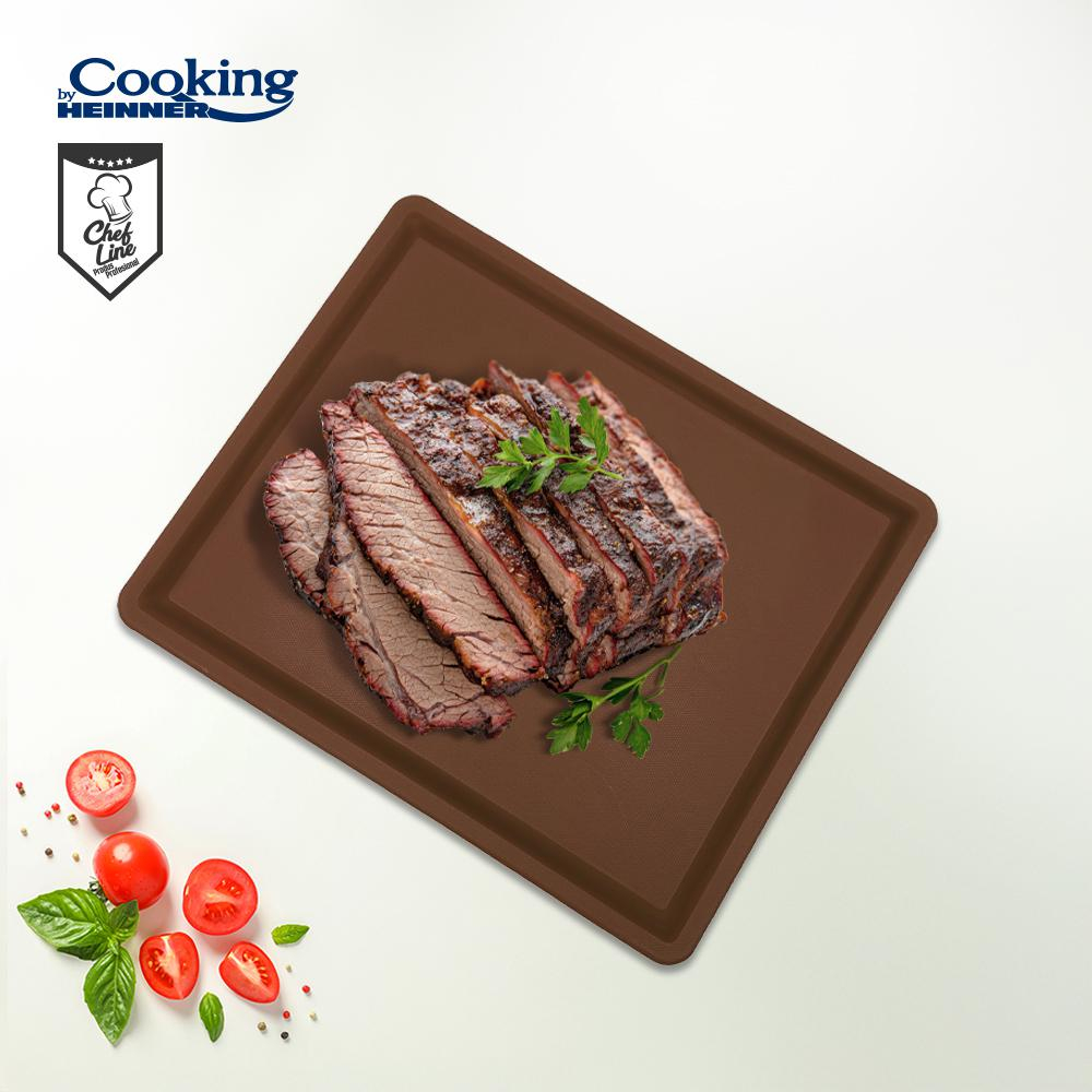 Tocator sant gn1/2, 26.5x32.5x2 cm, maro, cooking by heinner [2]