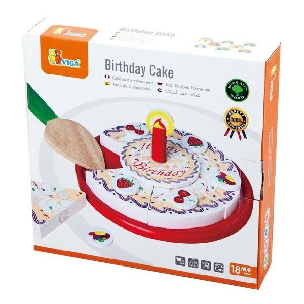 Tort feliabil din lemn, Viga Toys [1]