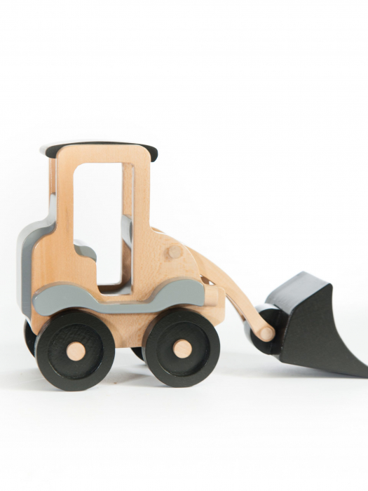 Tractor de jucarie cu roti si cupa mobile - Micostore.ro [3]