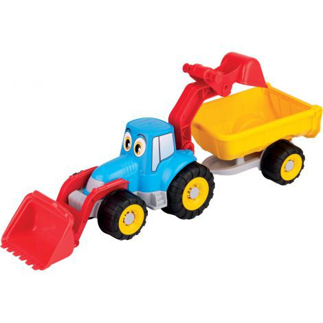 Tractor Cu Remorca, Incarcator Si Cupa [1]