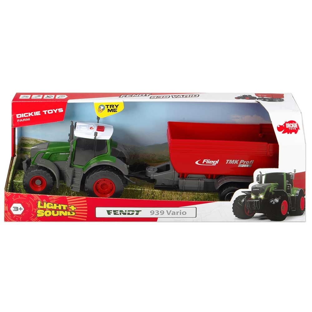 Tractor Dickie Toys Fendt 939 Vario cu remorca 41 cm [9]