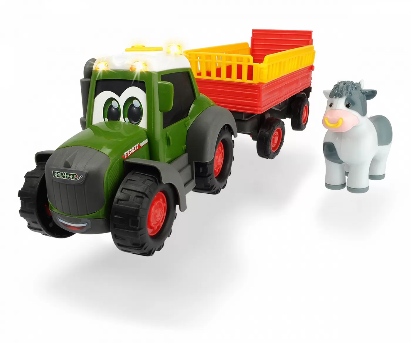 Tractoras cu remorca pentru animale cu figurina vacuta [2]