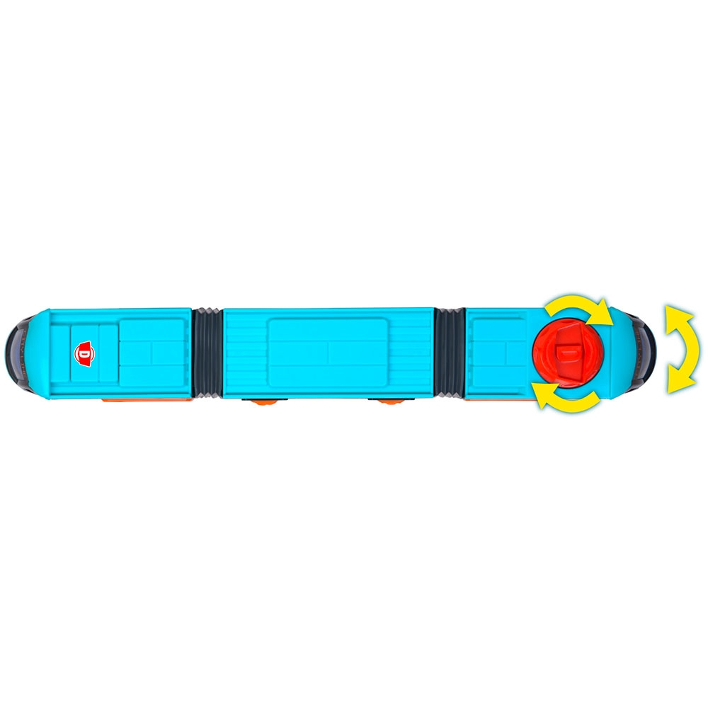 Tramvai Dickie Toys Siemens City Tram 41,5 cm albastru [4]