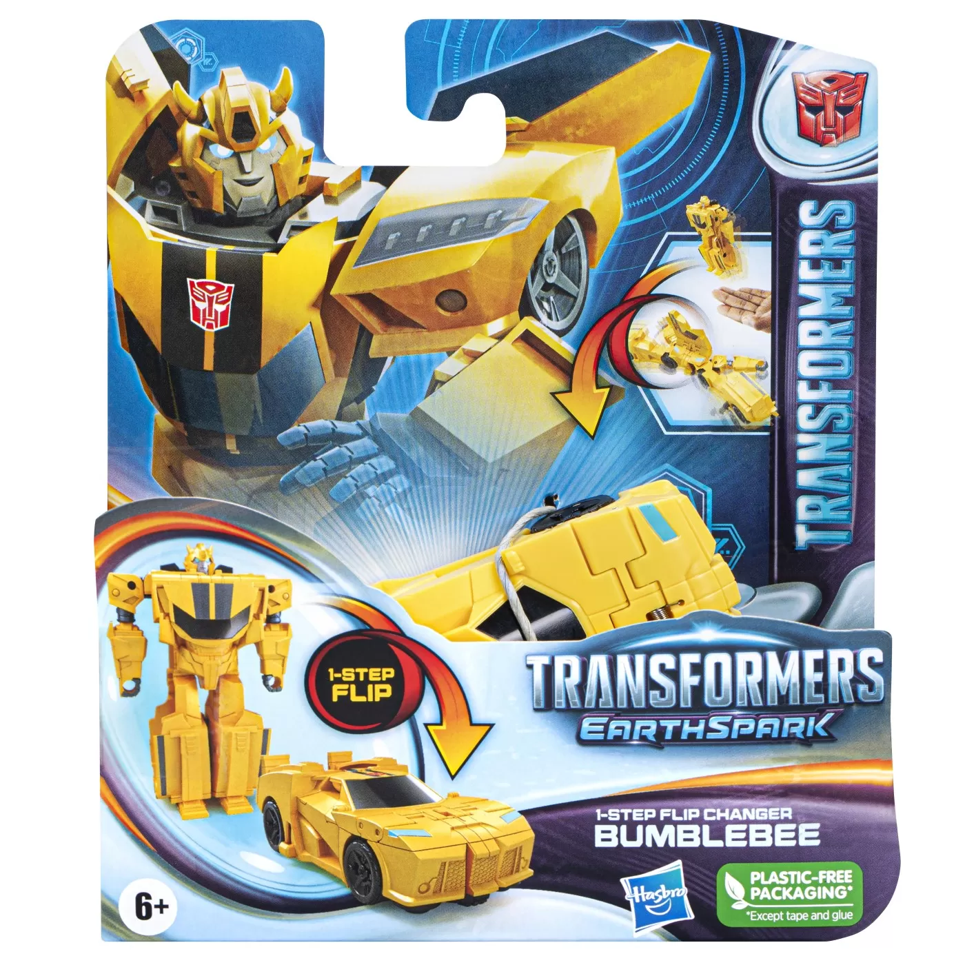 Bumblebee, Figurina Transformabila, 6 cm, Transformers 7 Earthspark, varsta de la 6 ani la 12 ani [2]