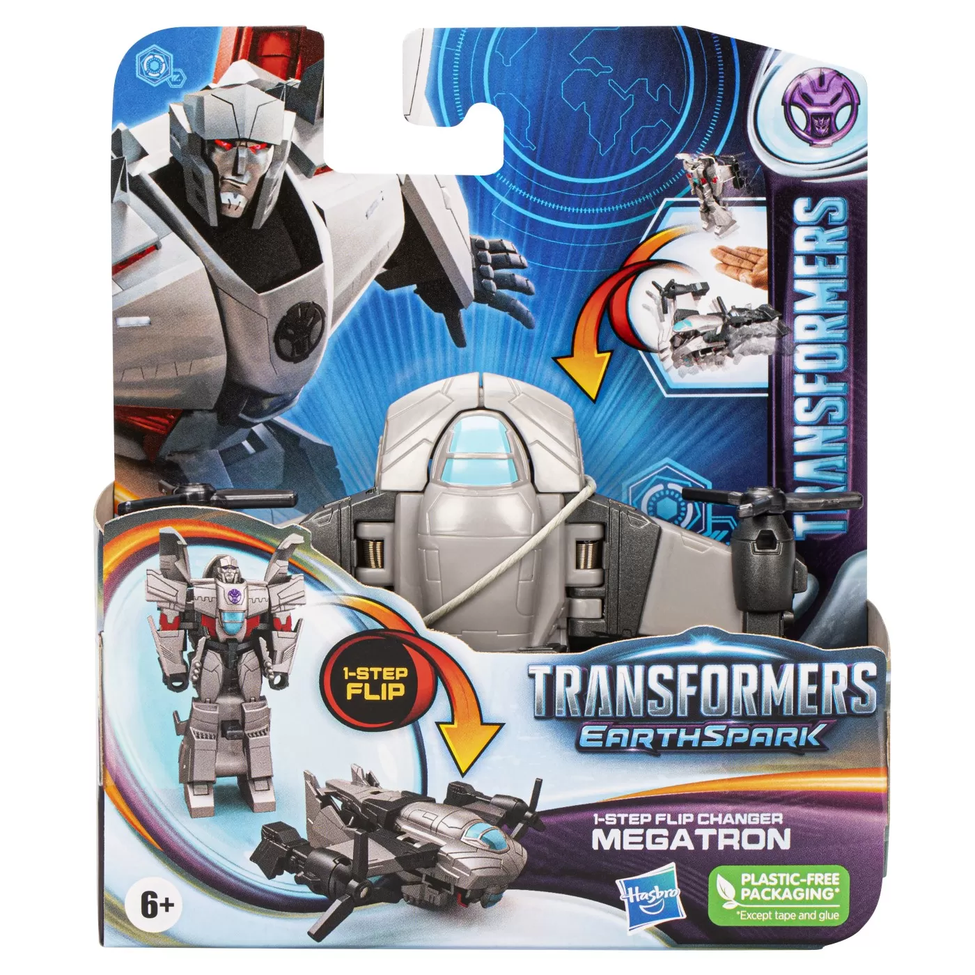 Transformers 7 earthspark figurina transformabila mega tron 6cm, varsta de la 6 ani la 12 ani [1]