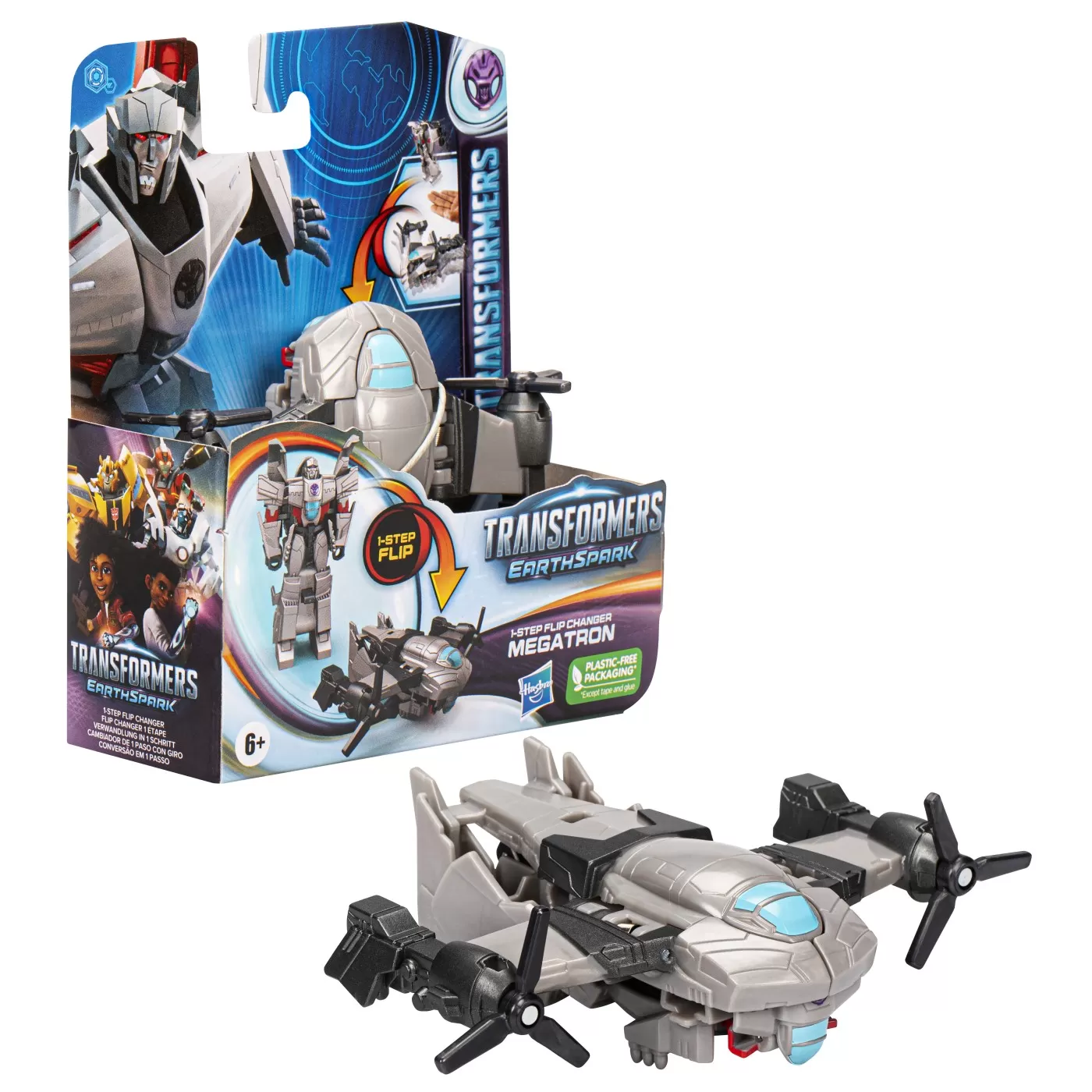 Transformers 7 earthspark figurina transformabila mega tron 6cm, varsta de la 6 ani la 12 ani [4]