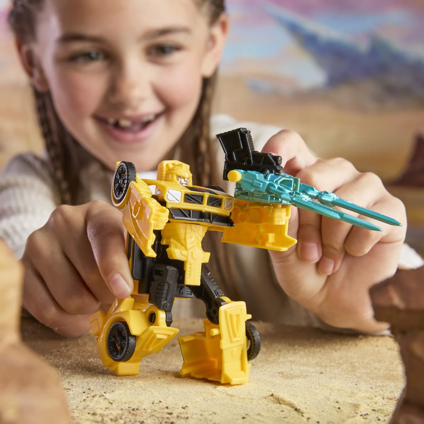 Transformers cyberworld robot bumblebee blindat transformabil, copii varsta 6 ani pana la 10 ani [4]