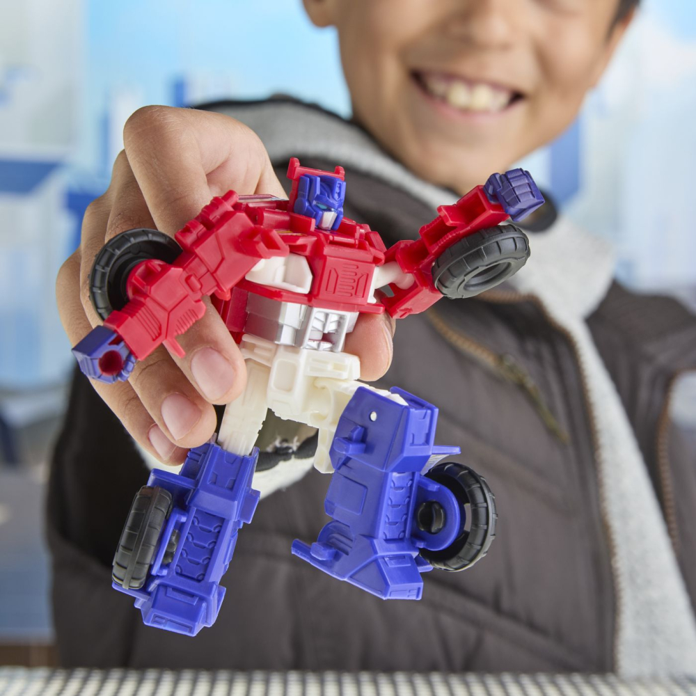 Transformers cyberworld robot optimus prime convertibil 10cm [5]