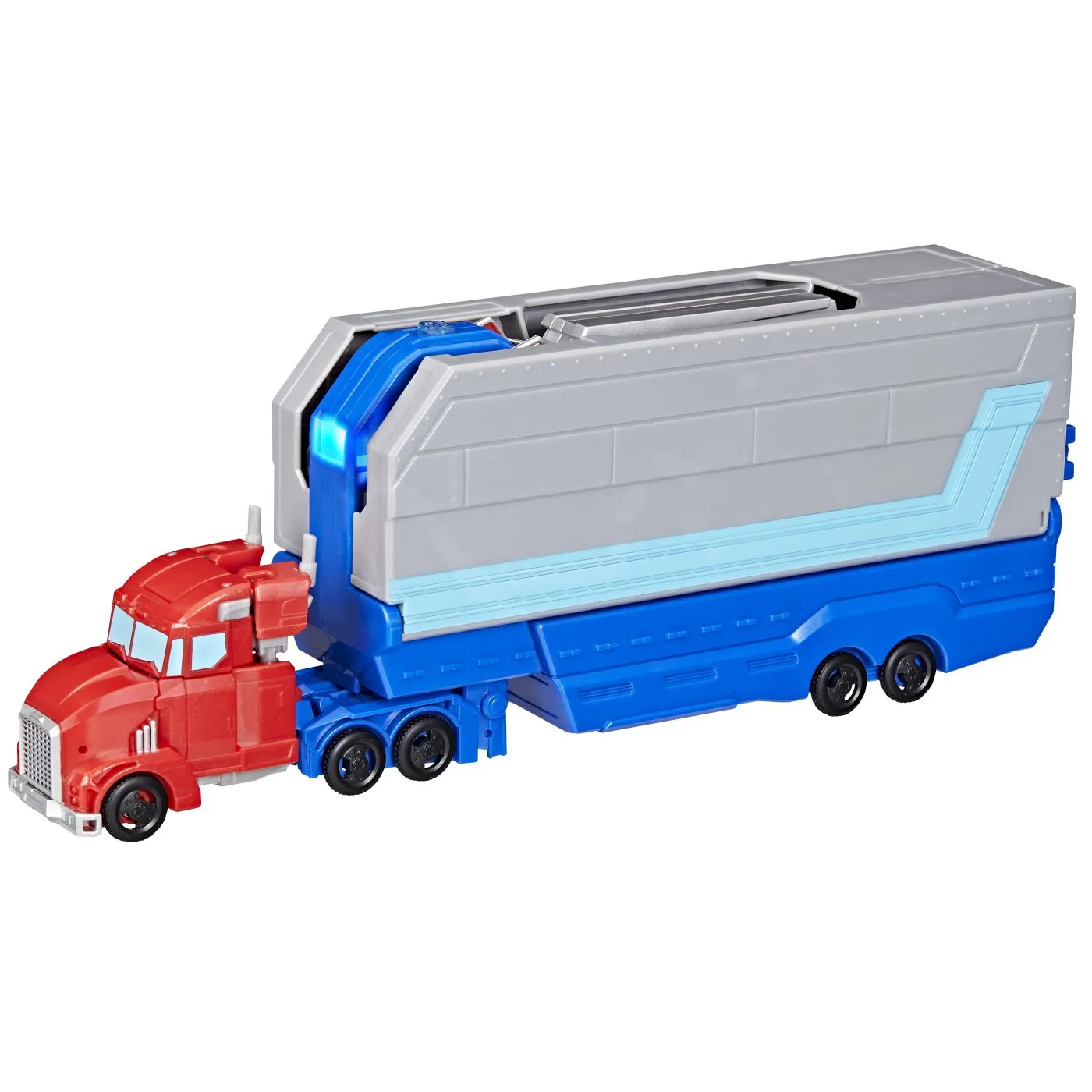 Transformers earthspark camion cu remorca de lupta optimus prime, copii varsta 6 ani pana la 10 ani [8]