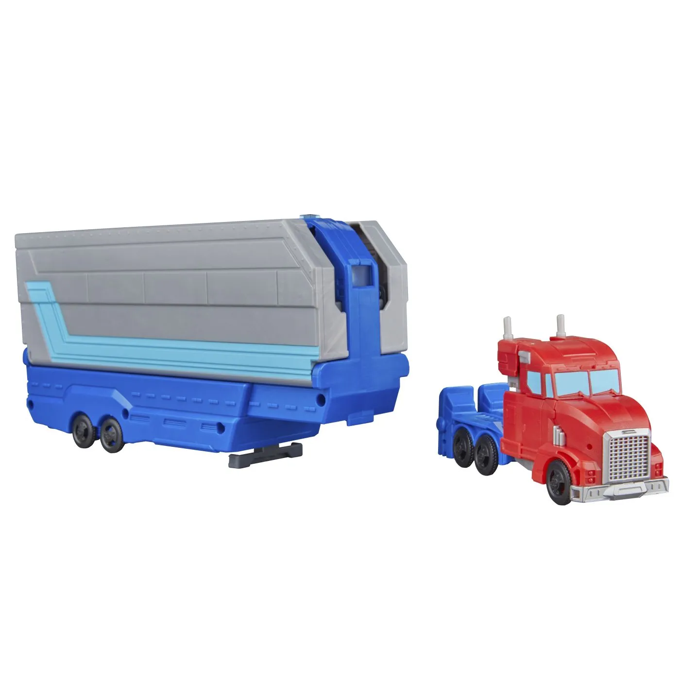 Transformers earthspark camion cu remorca de lupta optimus prime, copii varsta 6 ani pana la 10 ani [5]