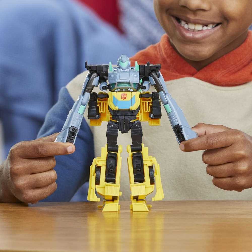 Transformers earthspark set 2 figurine bumblebee si mo malto, varsta de la 6 ani la 12 ani [4]