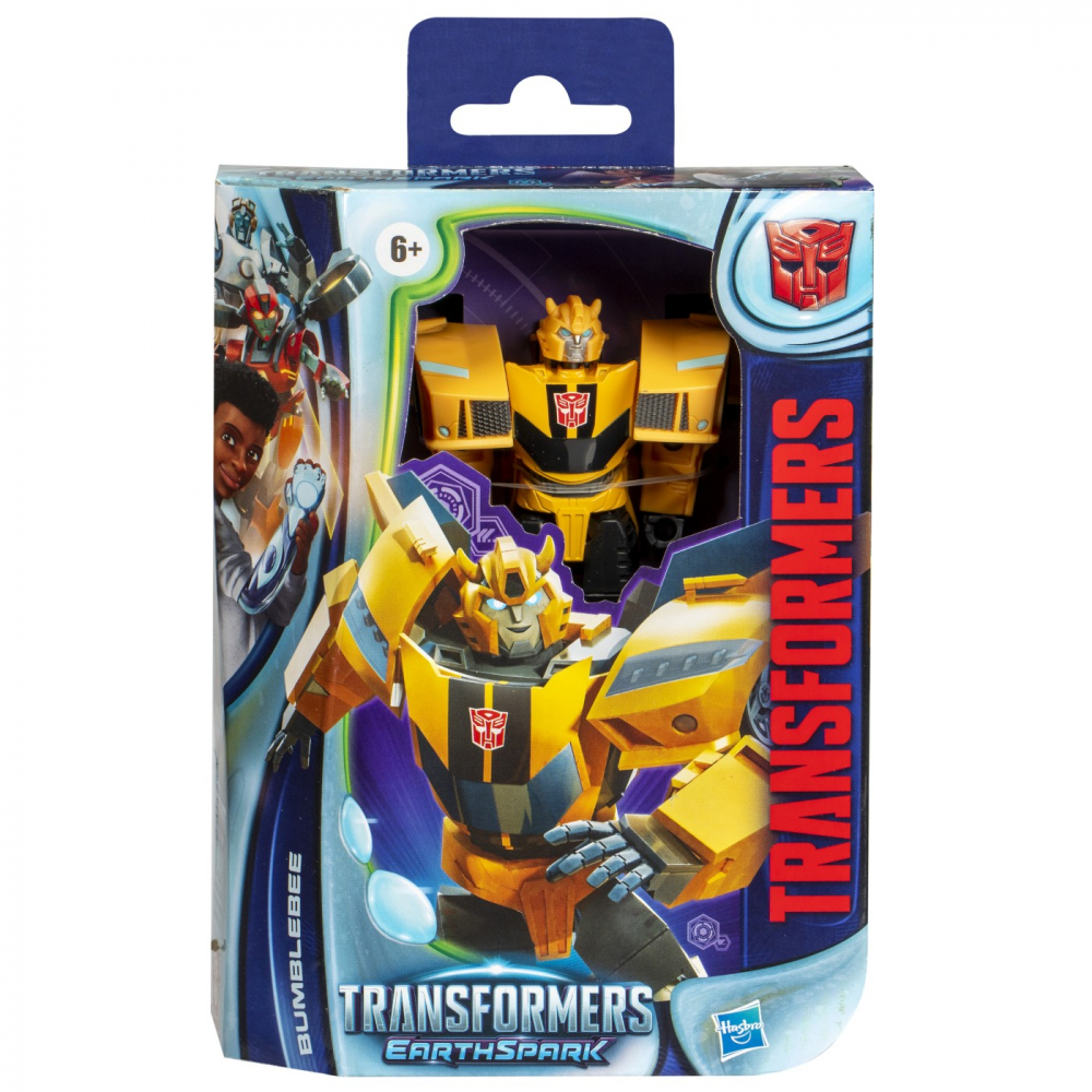 Transformers figurina earthspark deluxe bumblebee 12.5cm, varsta de la 6 ani la 12 ani [1]