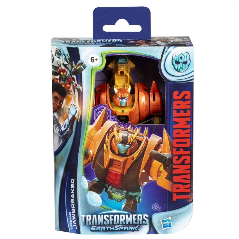 Transformers figurina earthspark deluxe jawbreaker 12.5cm, varsta de la 6 ani la 12 ani [1]