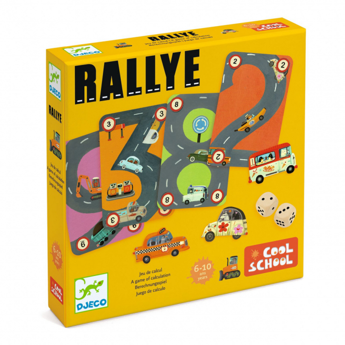 Rallye, Trasee si kilometri, Joc de societate, Djeco [1]