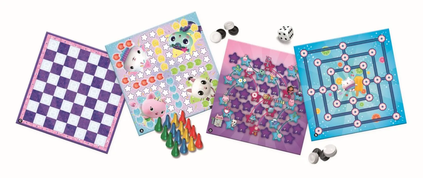 Trefl gabbys dollhouse set 15 jocuri clasice, varsta de la 5 ani la 8 ani [2]