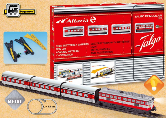 Trenulet electric calatori "Articulado", cu macaz [2]