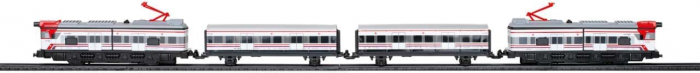 Trenulet electric calatori Cercanias RENFE cu peisaj [5]
