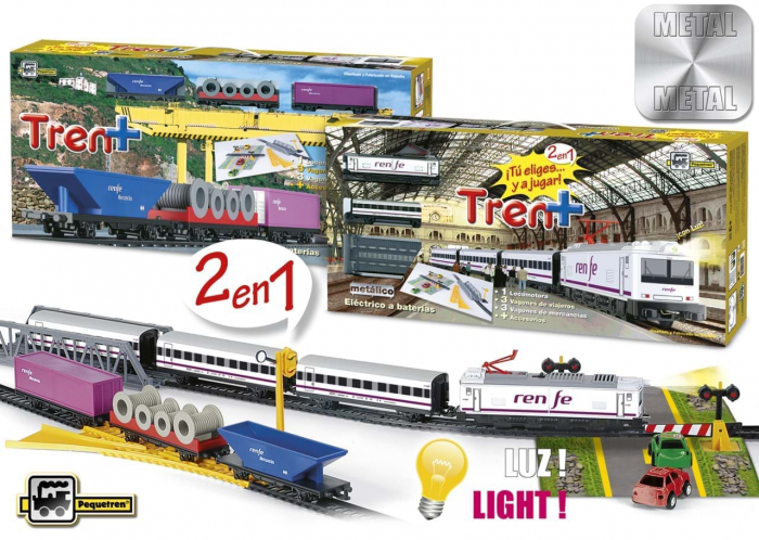 Trenulet electric calatori si vagoane marfa, RENFE Tren+ [1]