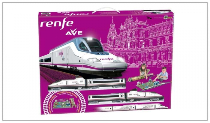 Trenulet electric High Speed RENFE cu statie, tunel si oras [1]