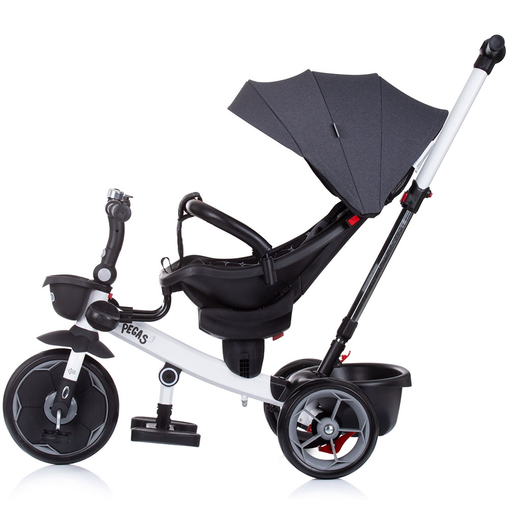 Tricicleta Chipolino Pegas cu sezut reversibil anthracite [5]