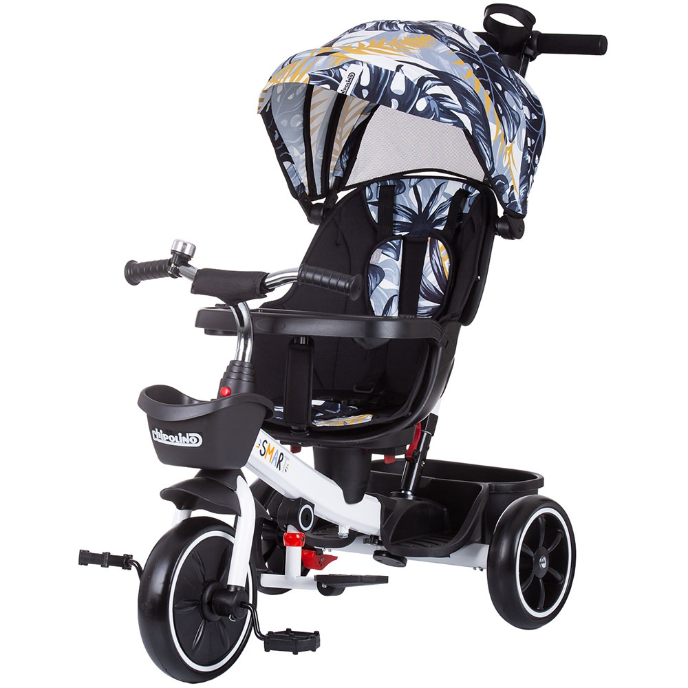 Tricicleta Chipolino Smart cu sezut reversibil black white [1]