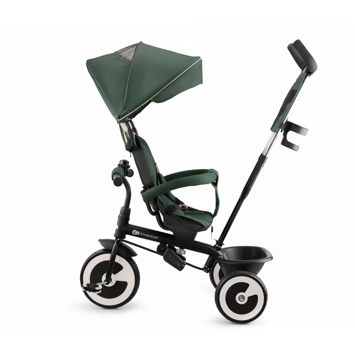 Tricicleta copii, kinderkraft aston, mystic green, varsta de la 9 luni la 5 ani [2]