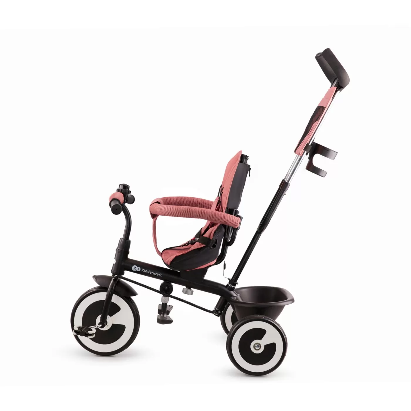 Tricicleta copii kinderkraft aston, rose pink, varsta de la 9 luni la 5 ani [2]