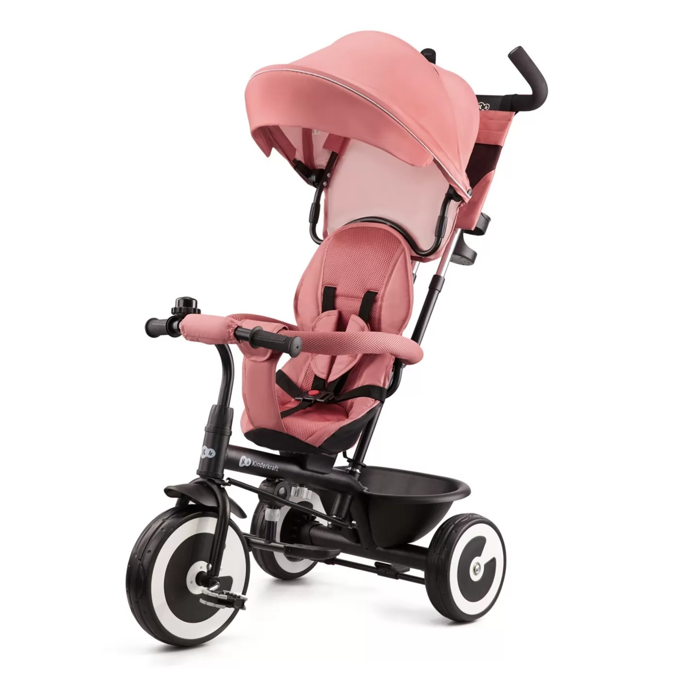 Tricicleta copii kinderkraft aston, rose pink, varsta de la 9 luni la 5 ani [1]