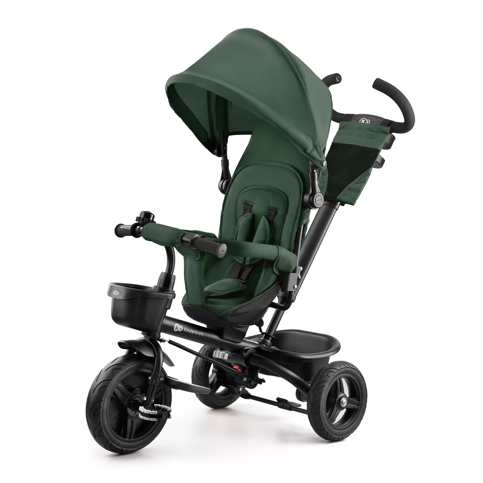 Tricicleta copii kinderkraft aveo, mystic green, varsta de la 9 luni la 5 ani [1]