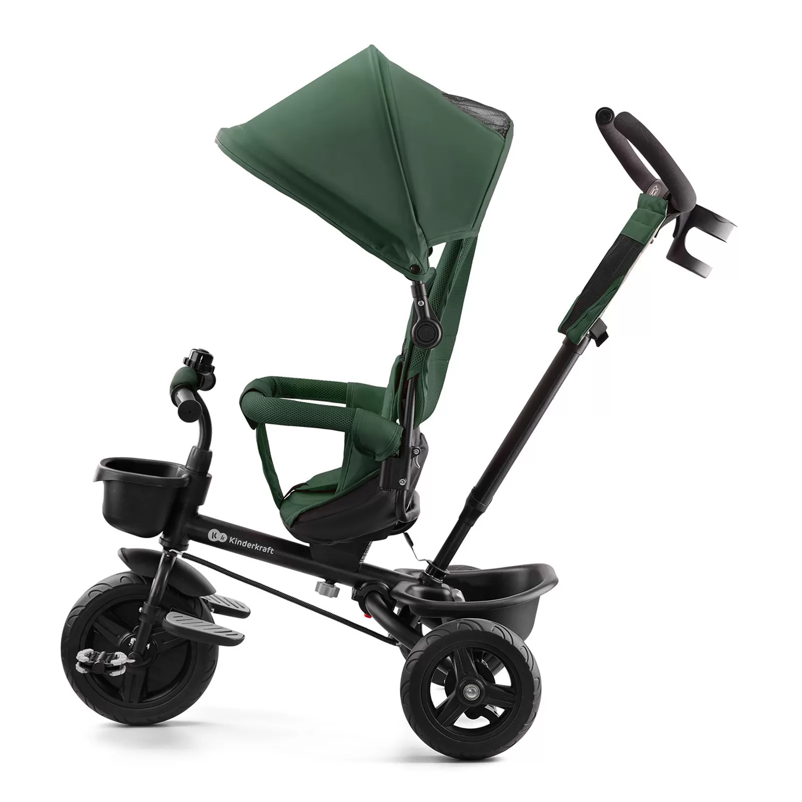 Tricicleta copii kinderkraft aveo, mystic green, varsta de la 9 luni la 5 ani [2]