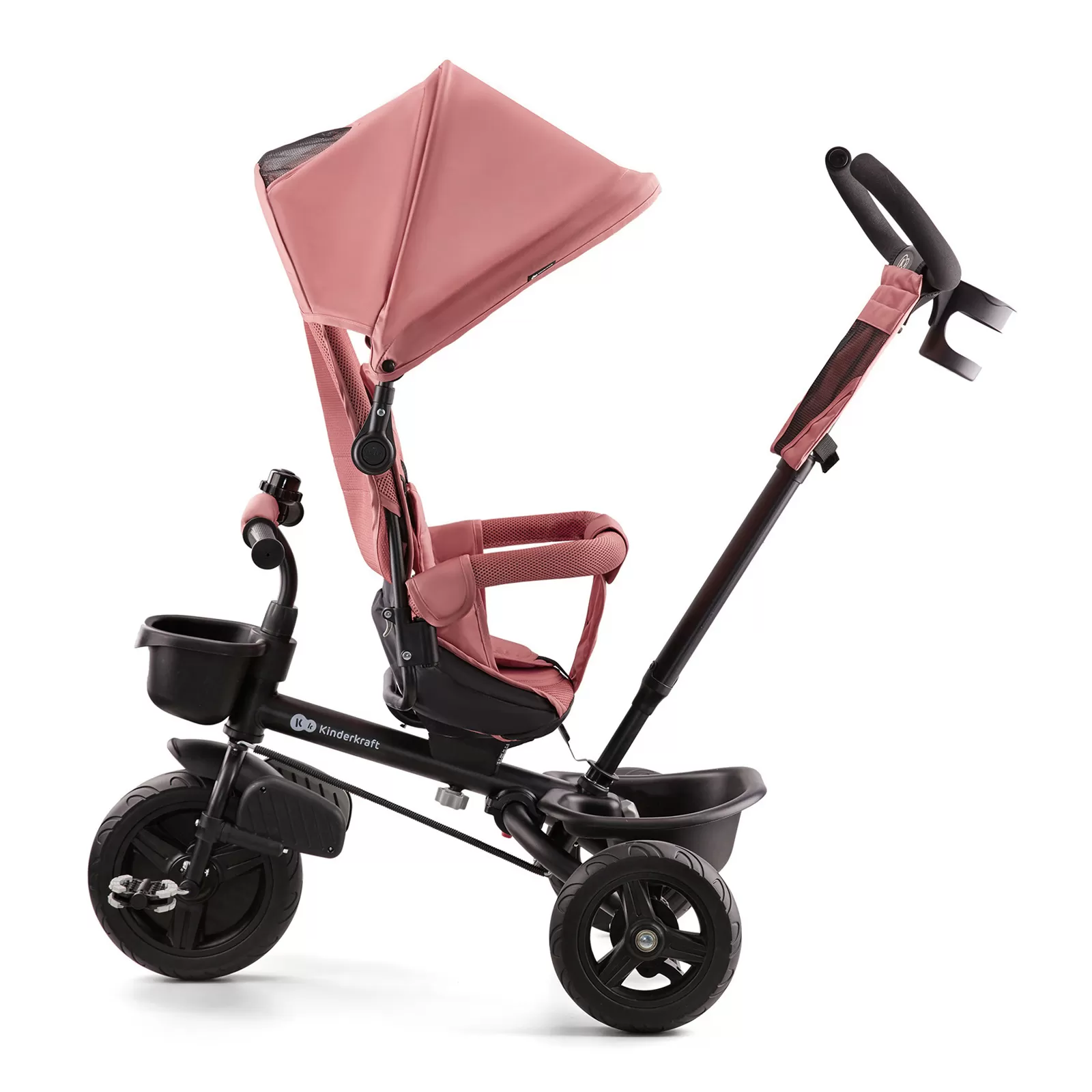 Tricicleta copii kinderkraft aveo, rose pink, varsta de la 9 luni la 5 ani [3]
