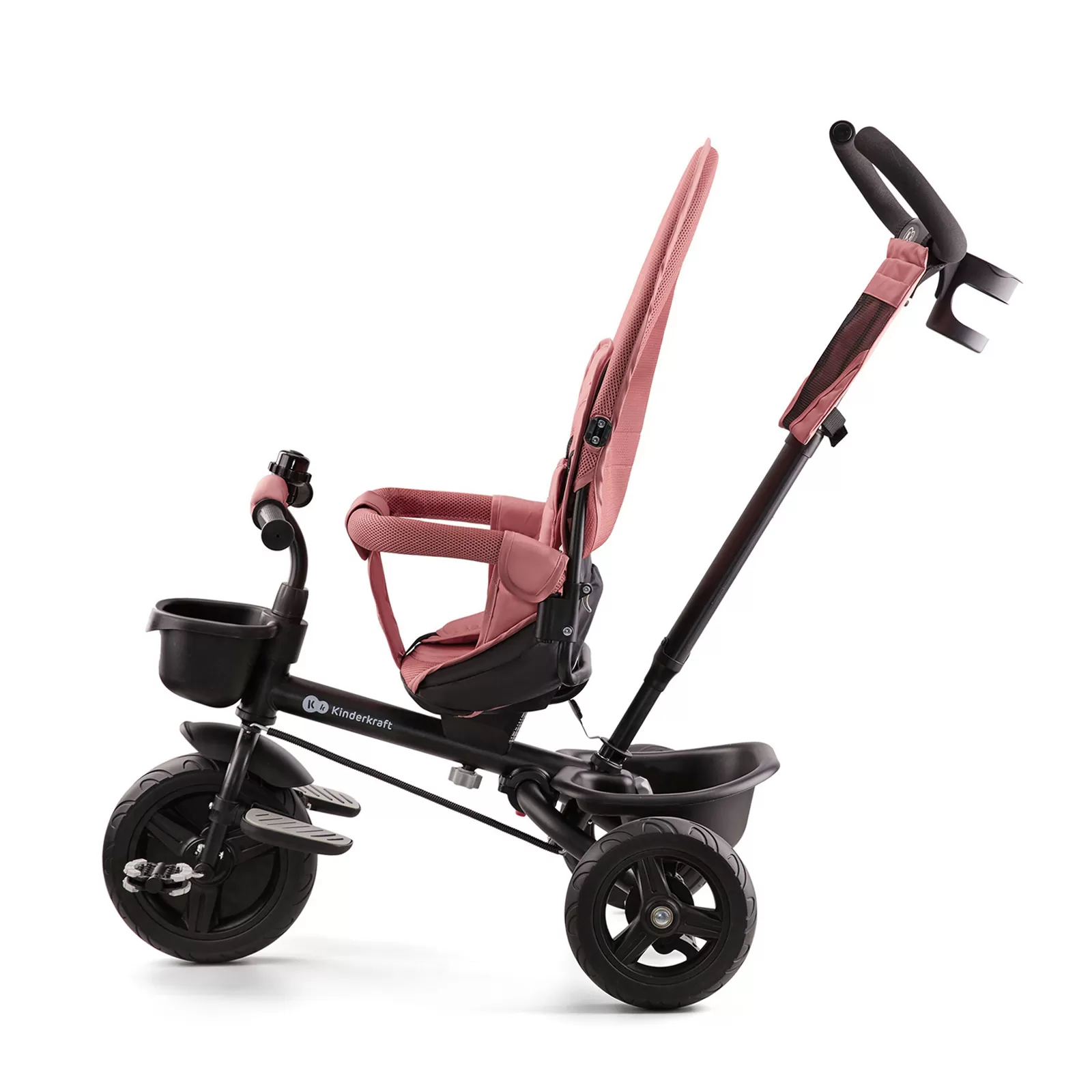 Tricicleta copii kinderkraft aveo, rose pink, varsta de la 9 luni la 5 ani [4]