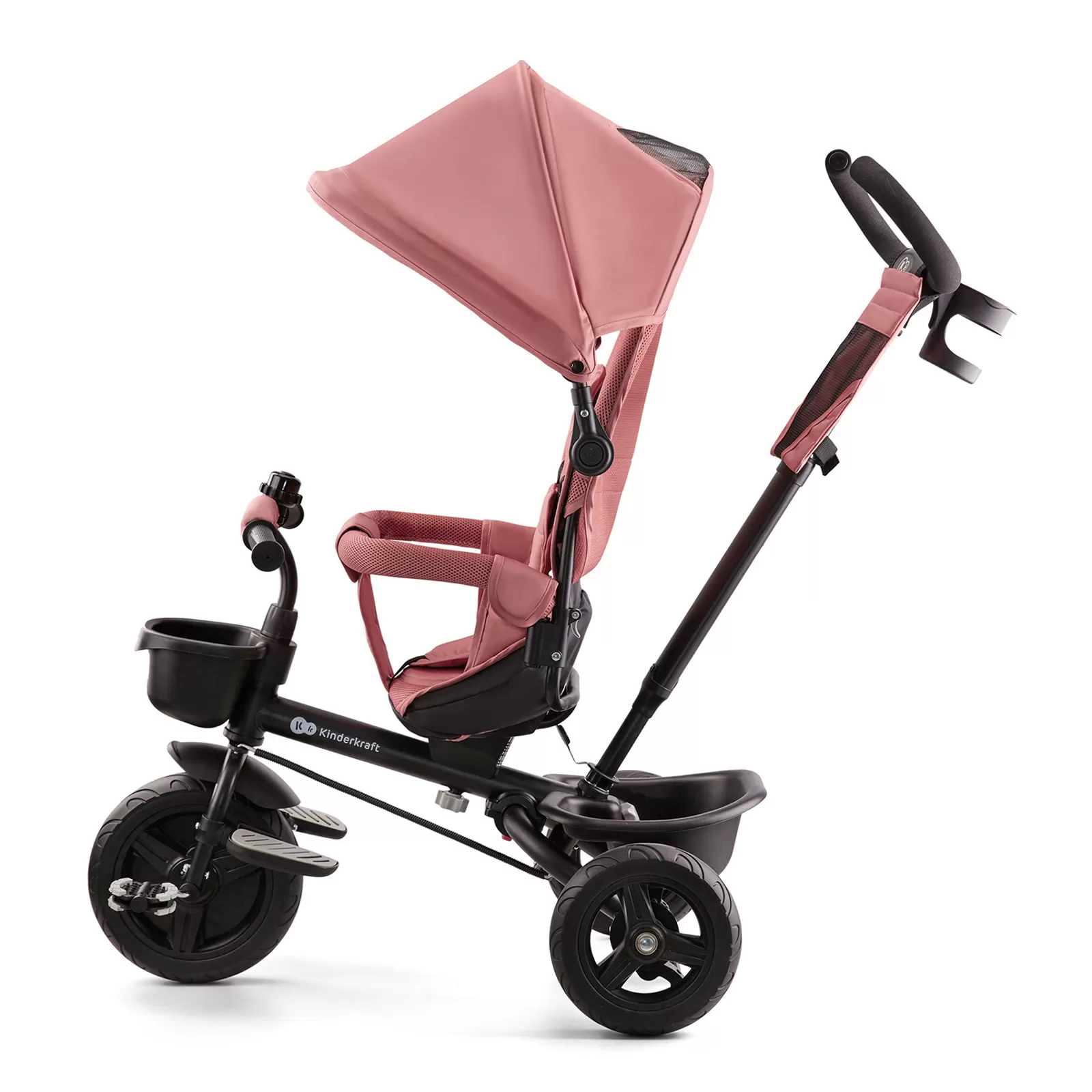 Tricicleta copii kinderkraft aveo, rose pink, varsta de la 9 luni la 5 ani [2]