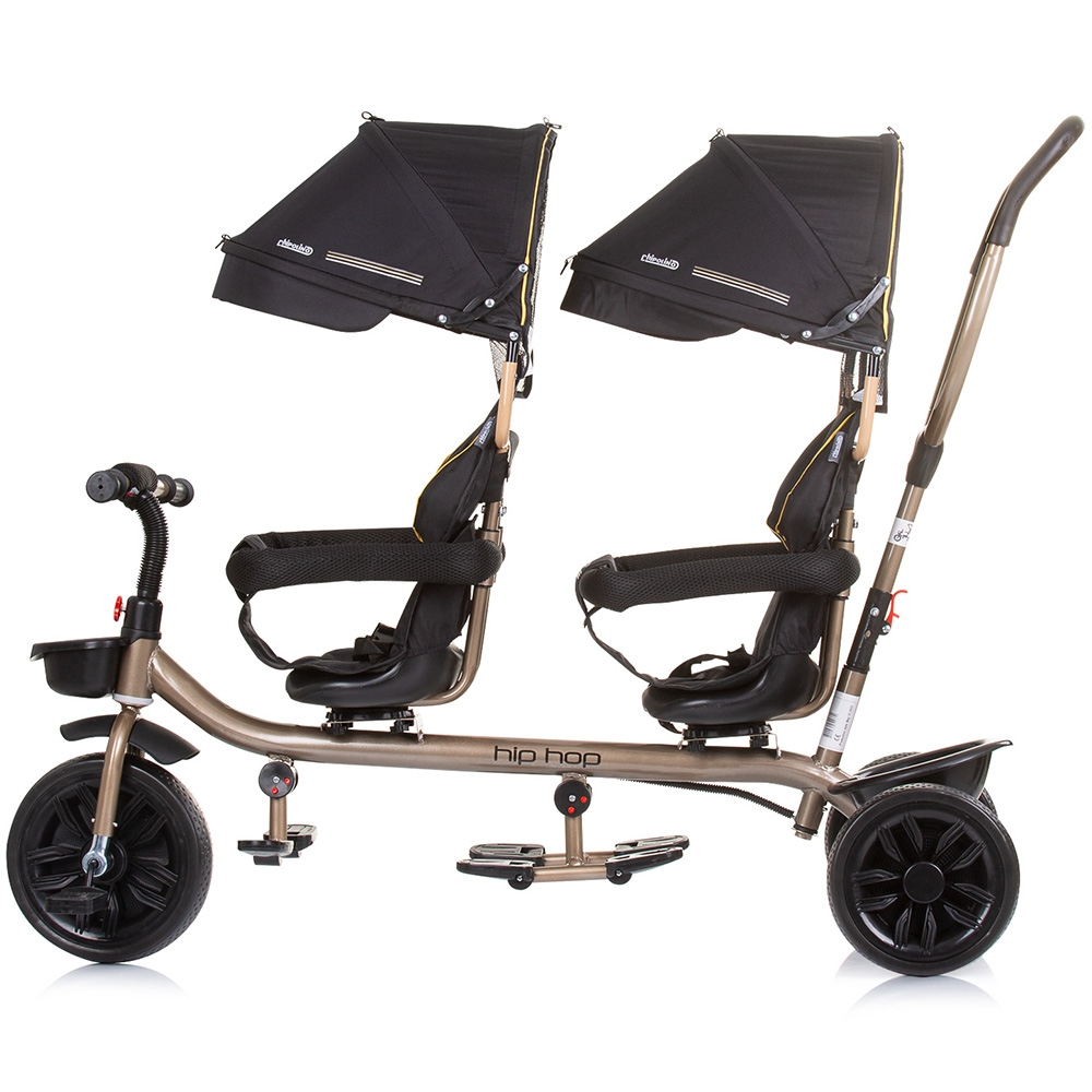 Tricicleta gemeni Chipolino Hip Hop ebony [2]