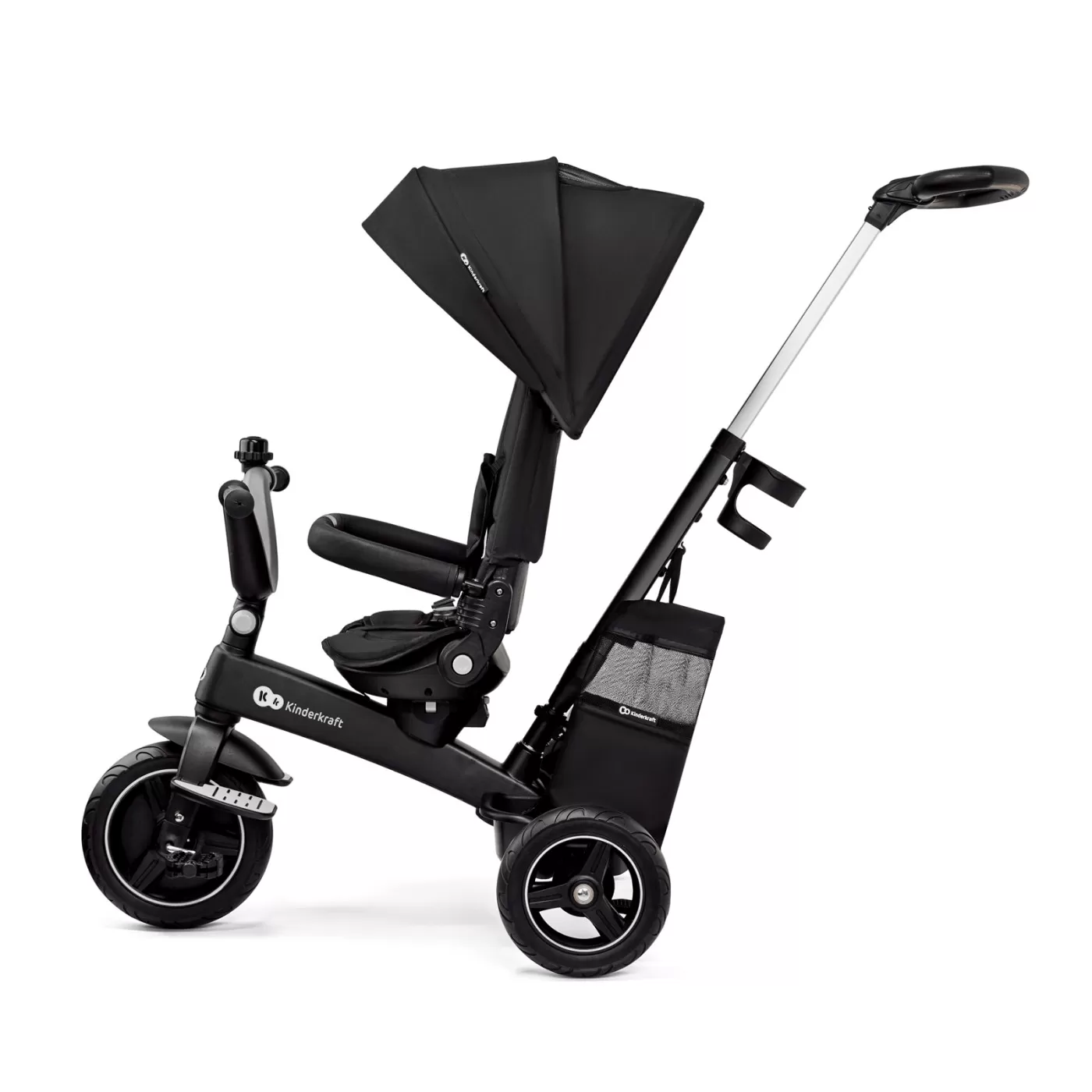 Tricicleta kinderkraft easytwist, black, varsta de la 9 luni la 5 ani [5]