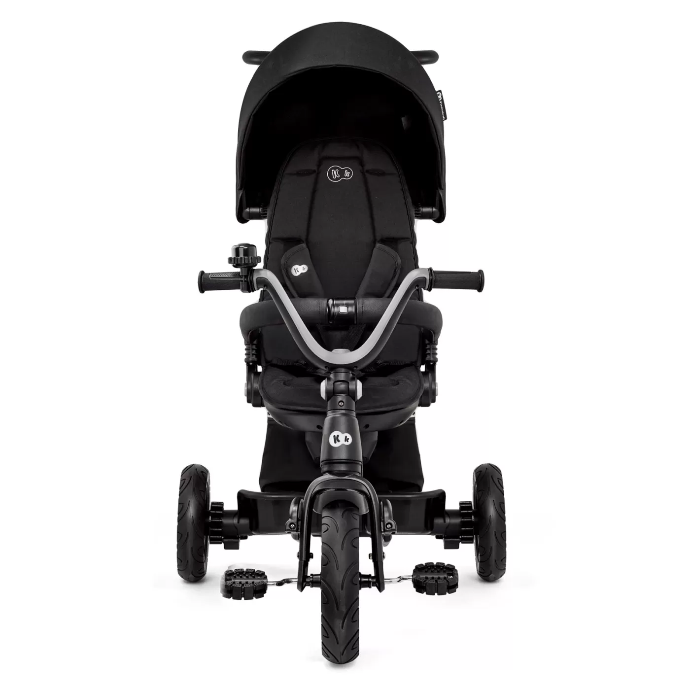 Tricicleta kinderkraft easytwist, black, varsta de la 9 luni la 5 ani [3]