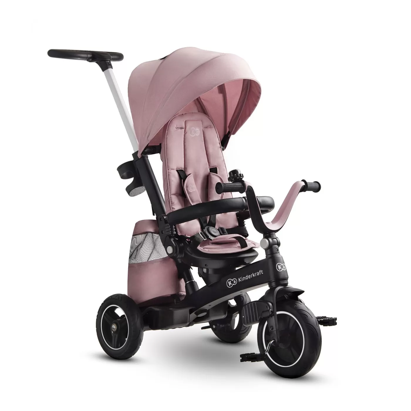 Tricicleta kinderkraft easytwist, mauvelous pink, varsta de la 9 luni la 5 ani [2]