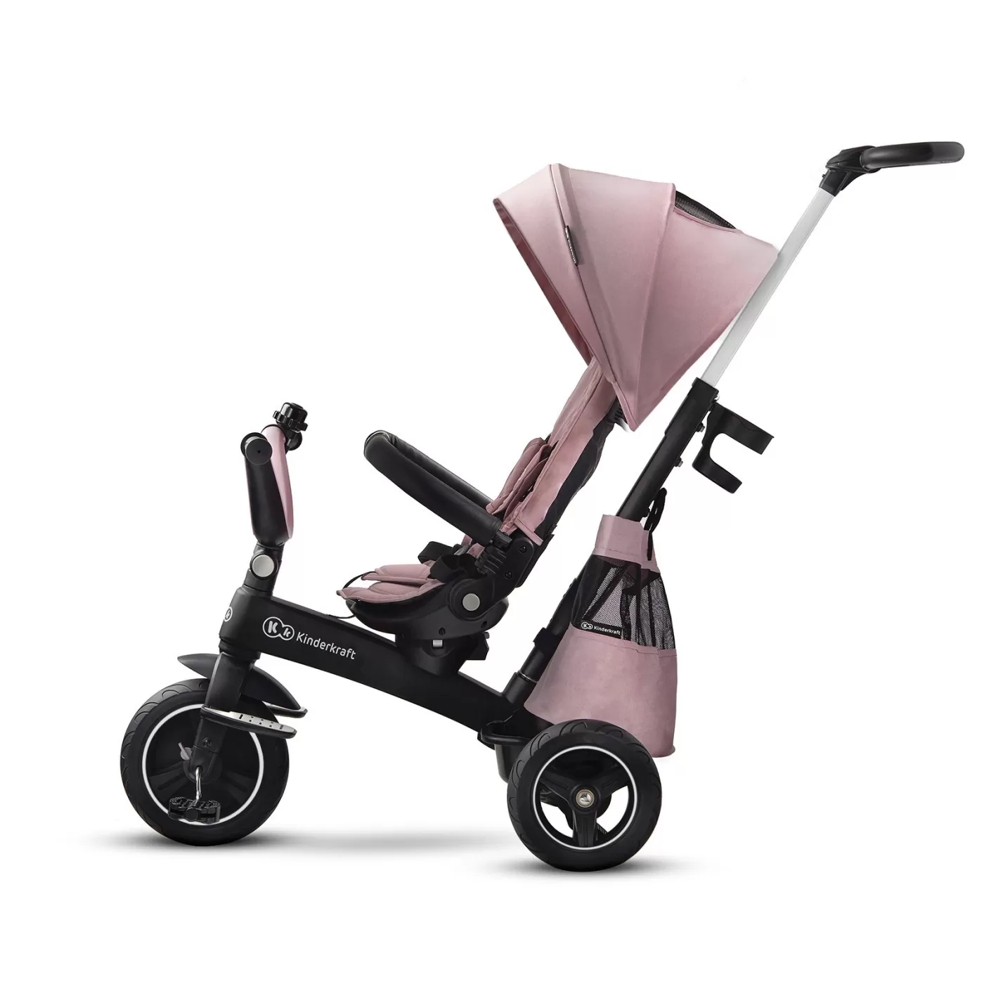 Tricicleta kinderkraft easytwist, mauvelous pink, varsta de la 9 luni la 5 ani [7]