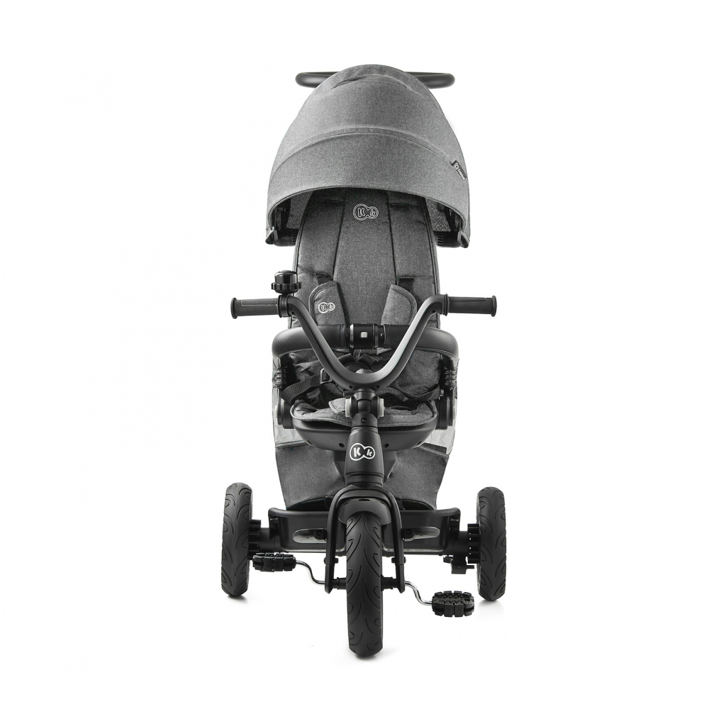 Tricicleta kinderkraft easytwist, platinum grey, varsta de la 9 luni la 5 ani [7]