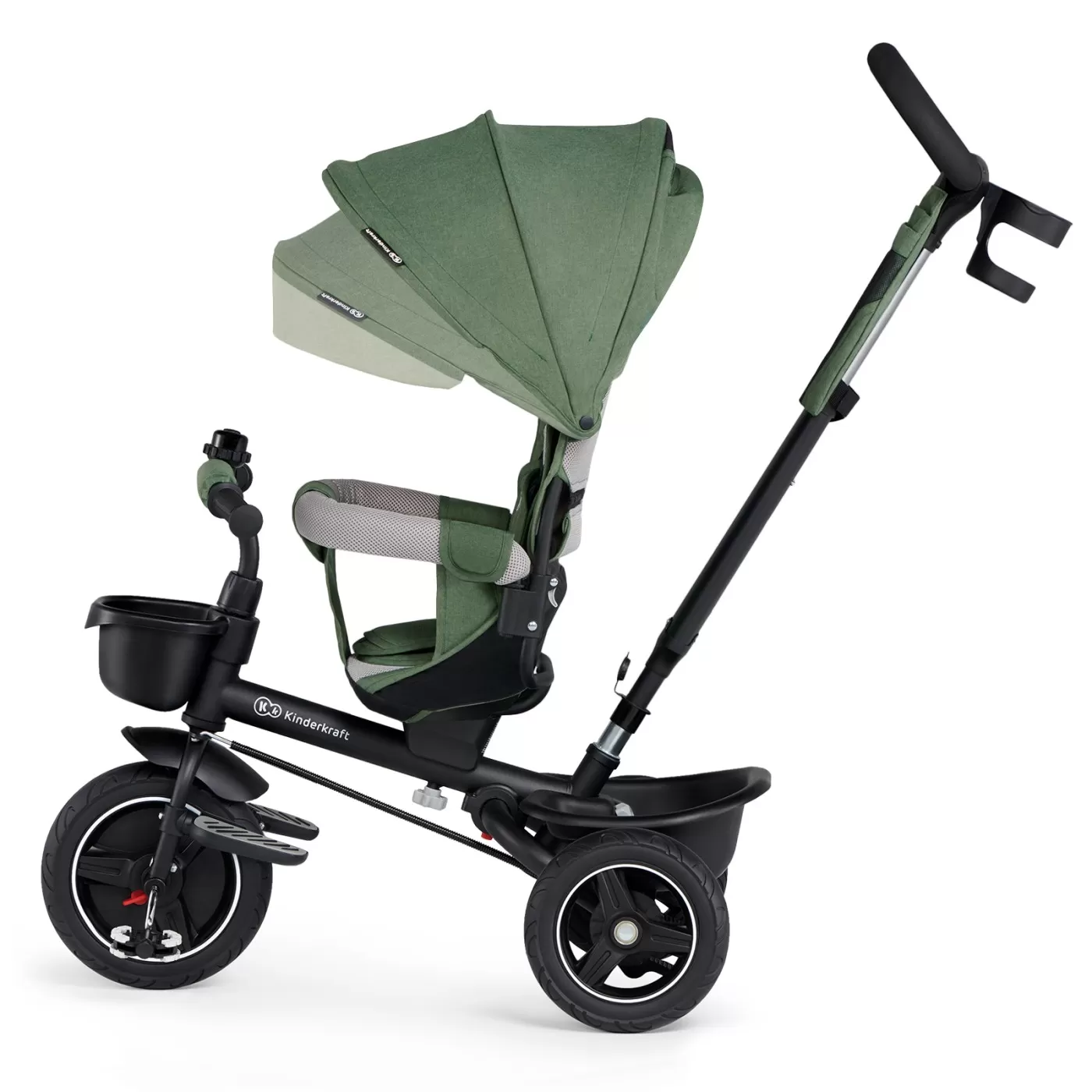 Tricicleta kinderkraft spinstep, green, varsta de la 9 luni la 5 ani [10]