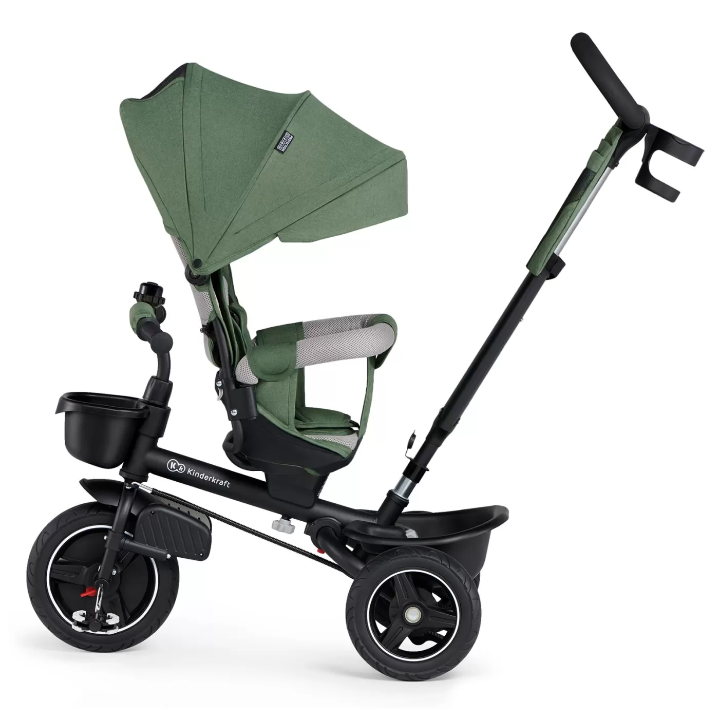 Tricicleta kinderkraft spinstep, green, varsta de la 9 luni la 5 ani [5]