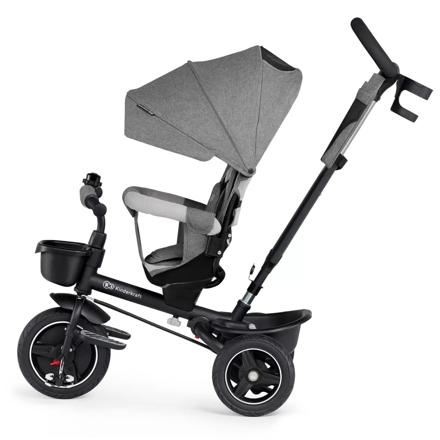 Tricicleta kinderkraft spinstep, grey, varsta de la 9 luni la 5 ani [4]